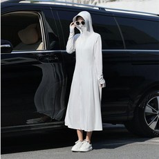 防曬衣女夏季長款全身防曬服薄罩衫