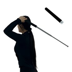 삼단봉 휴대용 스틸 안전 호신용 텔레스코픽 배턴 똑템, 1개
