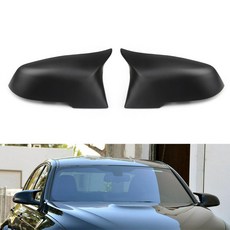 BMW後視鏡蓋 適用F20 F21 F22 F30 F32 F36 X1 F87消光黑-極限超快感, 1個