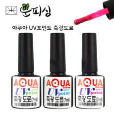 운피싱 아쿠아 UV 포인트 축광도료, AQUA 축광도료 그린, 1세트
