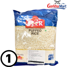 Puffed Rice (Buja) Nepali Style Murai Buja Bujia Muri, 1개, 250g