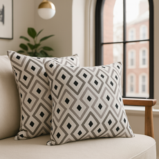 솔레아바 쿠션커버 50X50 순면 국산 (커버만/솜포함) - 어퍼웨스트 토프