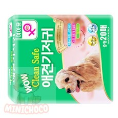 미니초코 암컷강아지기저귀 클린세이프 암컷기저귀 중형 20매