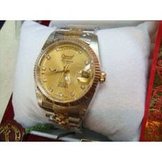 Ogival 愛其華 瑞士製造 18K金 機械自動 真鑽男錶 3218MSK