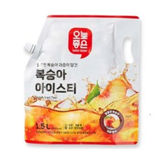 오늘좋은 복숭아 아이스티 기획 1.5L, 4개