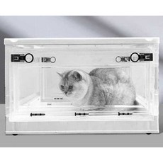 반려동물산소방 강아지 고양이 산소공급기 케이지, 1개, 1. S (-3kg)산소 밸브