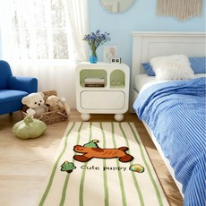 모던 인테리어 침대 옆 러그 / 키즈룸 베이비룸 카페트
