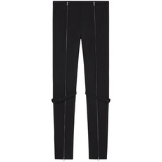 꾸레쥬 지퍼 울 혼방 팬츠