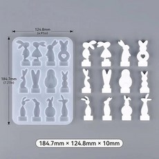 홀 하우스 토끼 캔들 홀더 실리콘 몰드 성 장식품 석고 시멘트 레진 공예 제작 홈 데코 선물, 01 빠른  Mainland