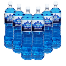 블랙다이아몬드 4계절 자동차 워셔액 영하25도에도 얼지 않습니다, 6개, 1800ml