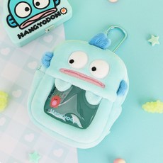 산리오 미니배낭 파우치키링 한교동 투명창 열쇠고리 악세사리 이어폰가방