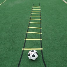 스포츠 줄사다리 컬러 보조 축구 트레이닝 용품 체육기구, 1개