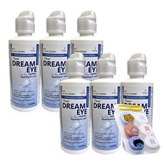 드림아이 멀티액 150ml X 6개 카카오 렌즈케이스 증정 렌즈용액 렌즈세정액 렌즈세척액 소프트렌즈용액