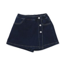 래핑차일드 프레피 데님 치마바지 84B19-431-70