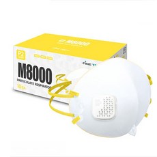 [툴스랜드] 1급 방진마스크 안면부 여과식 분진 미스트 흄 1급 M8000 파인텍 (10개입), 10개