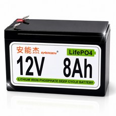 Synergen 12V 8Ah 鋰離子磷酸電池, 1個, NP8-12
