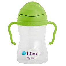 비박스 젤라또 컬러 손잡이 빨대컵, 그린, 1개, 240ml
