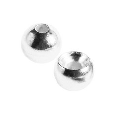 플라이 타잉용 색 사이클롭스 텅스텐 비즈, 1개, 13. Silver