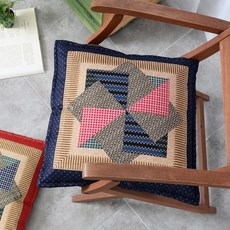 올뎃홈 3400원 방석커버 돈방석 식당방석 사무실방석 4종택1 (솜별도) 방석, 04.아미랑스방석커버(커버만)-블루