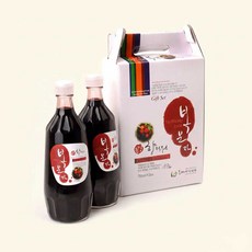 국내산 복분자 선물세트 700ml 2병 전통과실주 명절선물용
