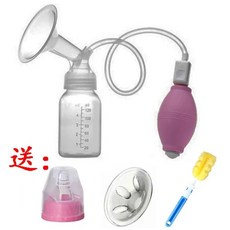 유축기 착유기 염소 젖소 가축 펌프 축산 소 목장 산양, D. 젖병형 유축기+뚜껑+패드+솔