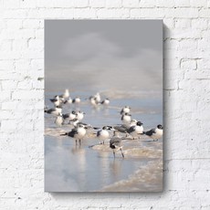 북유럽 해변 풍경 인테리어 액자 거실 장식 그림 모던한 디자인 아트포스터 우드액자 대형사진인화 매력적인 소형액자 현대적인 스타일 액자제작, 내부나무액자 J