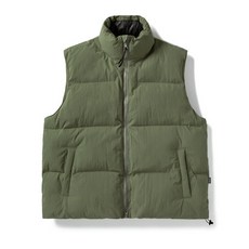 미니멀프로젝트 MINIMALPROJECT MNMP 하이넥 패딩 베스트 MVT102 KHAKI