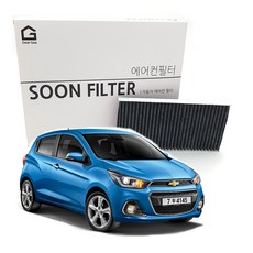 기어가 숯 알갱이 활성탄 더 넥스트 스파크 (15년~19년) 에어컨필터, G10L 1개, 1개