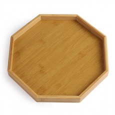 원목 팔각 트레이(대형) 30.5cm, 빠른배송, 상세페이지 참조, 1개