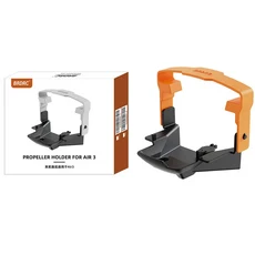 플라스틱 프로펠러 홀더 보호용 충돌 방지 패들베이스 RC 드론 액세서리 DJI AIR 3S용 내구성 안정기, 04 Black - Orange, 1개