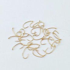 釣友俱樂部 BLF12202 金色彎背若蟲鉤 飛蠅鉤, 20#(一包100枚),1包 100枚, 1個