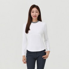 엘르골프 여성 라운드넥 티셔츠 6J65301