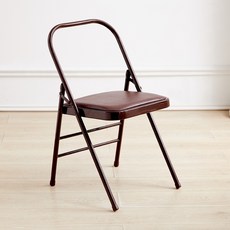 접이식 홈트 운동용 의자 요가 초보 상급자 필라테스 가구 체어, 갈색 요가 1.5, 1개