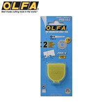 OLFA不鏽鋼虛線刀片18mm圓形滾刀旋轉切刀替刃PRB18-2適RTY-4 PRC-2 172B 173B 輕鬆切割出精美裝飾邊緣, 1個