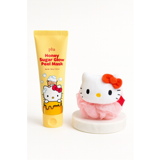 plu Honey Sugar Glow Peel Mask 蜂蜜糖亮采去角質面膜, 1組, 1入