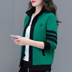 JoYouth가을 새로운 여성 골프 의류 캐주얼 탑 여성 코트 카디건 스웨터 캐주얼 쇼트 코트 패션 세련된 스포츠 스탠드 칼라 여자 골프 탑