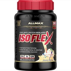 ALLMAX Isoflex乳清蛋白粉, 生日蛋糕, 1個, 907克
