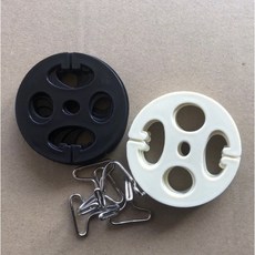 Geogooni 차량용틈새 쿠션 고정 클립 방석 커버 자동차 시트 플라스틱 매트 후크, 블랙, 10개