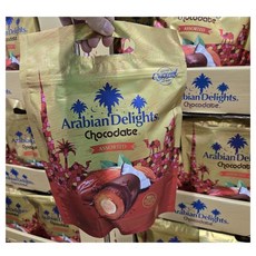 Arabian Delight 아라비안 딜라이트 대추 & 아몬드 초콜릿, 4개, 500g