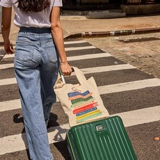 RIFLE PAPER Book Club 도서관 캔버스 가방 에코백