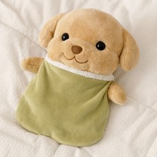 온수주머니 인형 물주머니 귀여운 핫팩 온찜질팩, 퍼피
