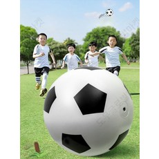대형 풍선 축구공 100cm 체육대회 파티 초대형 비치볼 스포츠 체육대회용 놀이 완구 야외활동용 풍선축구공 대형 야외용 팀빌딩 스포츠게임 용품 잔디밭 놀이용품 재미, 지름 100cm  리 배터리 충전 펌프 포함