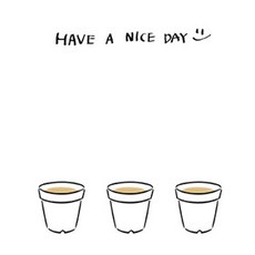 미니아트 DIY 카드 아트카드 플라워 만들기, DF115_HAVE A NICE DAY