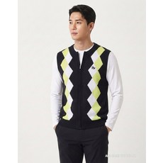 팜스프링스 팜스프링스 남성 아가일 패턴 니트 집업베스트_SKVM222356