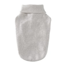 Grooming Dog 寵物素色高領T恤, 燕麥色