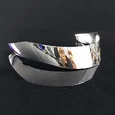 헬멧 스포일러 장식 액세서리에 적합, 1개, 6. Silver