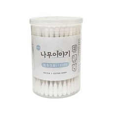[아우트_63]나무이야기 면봉 귀이개 생활용품 귀청소 100개