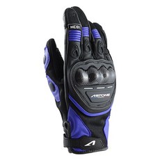 【ASTONE】KC01 (黑/藍)觸控透氣防摔手套, 1個, L