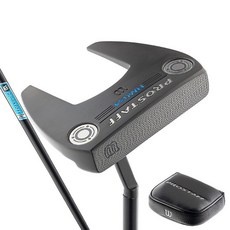 윌슨 골프 Wilson Golf 남성 프로 스태프 PROSTAFF NM034 퍼터 로프트 3도 무광 블랙 Ecoating 오리지널 스틸 223919, 34.0