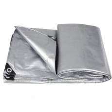 두꺼운 차양막 방수포 야외 라스틱 덮개 천 방수/자외선 차단/항산화, 4mx5m=총 20제곱미터